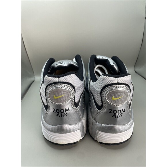 VTG 2004 Nike Air Zoom Elite 3 Mens 12.5 Metallic Silver Black Neon 306979-031